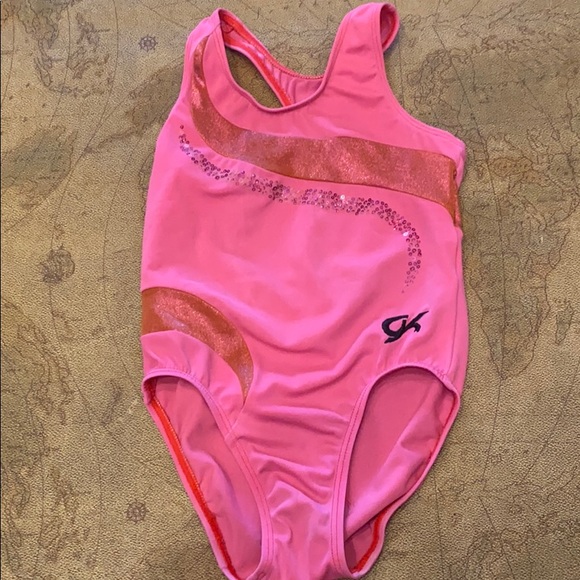 GK Sport pink gymnastics leotard - Picture 1 of 2